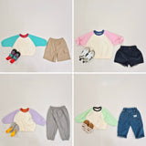 [PRE-ORDER] Color-block Sweatshirt · 6 Colors