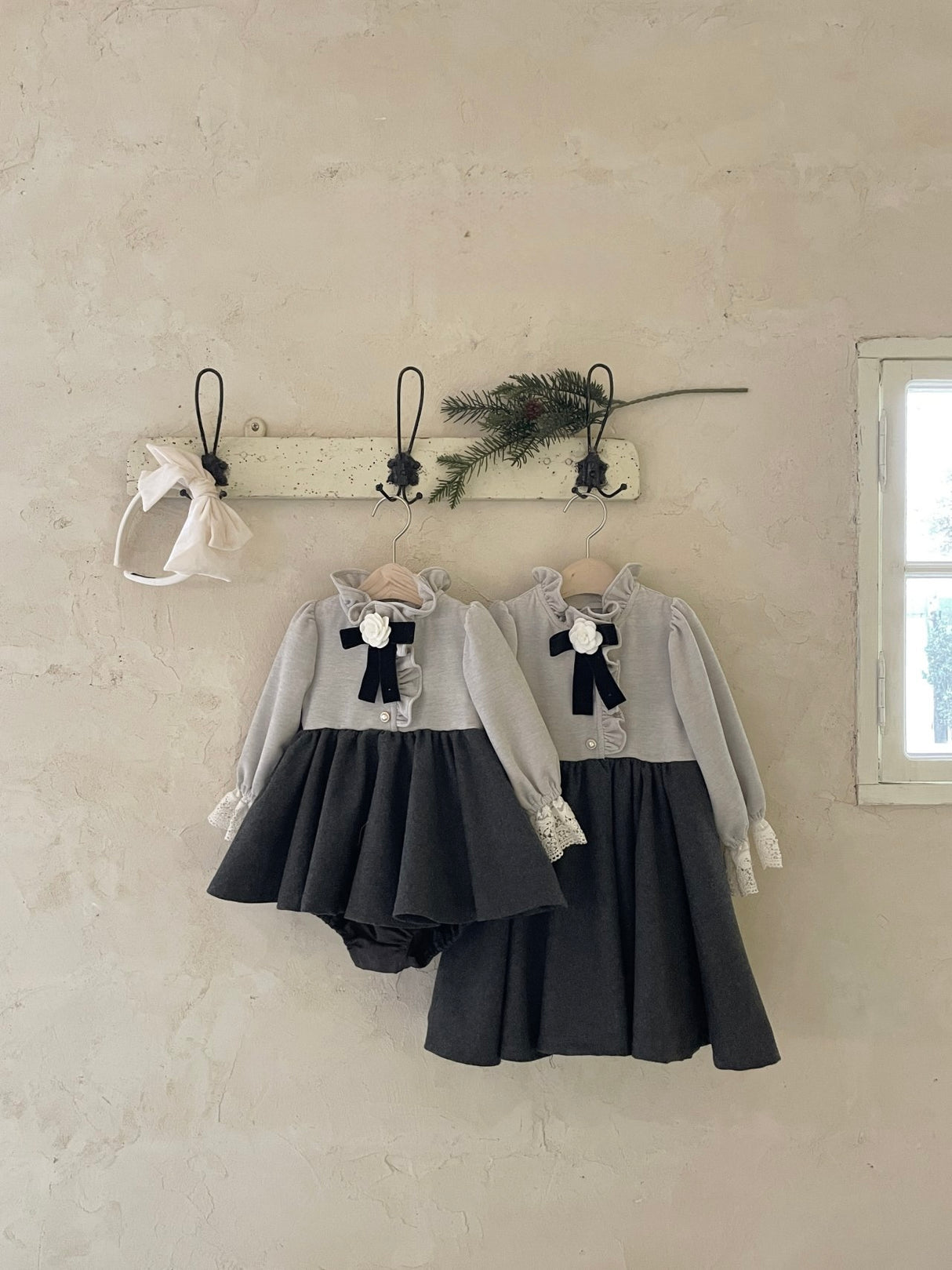 Sophie Velvet Rose Dress