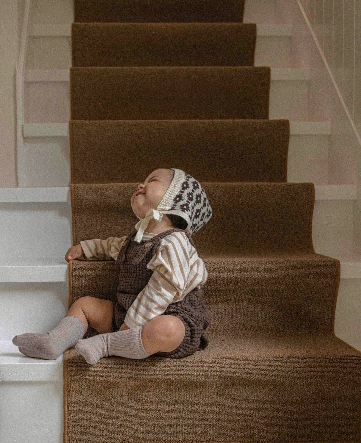 Noah Knit with Matching Bonnet