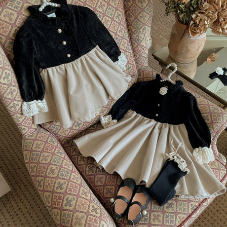 Sophie Velvet Rose Dress