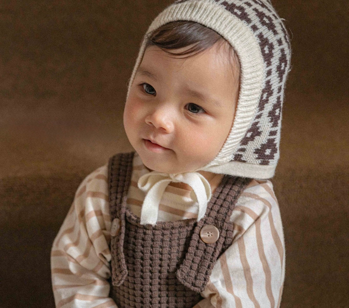 Noah Knit with Matching Bonnet