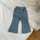[PRE-ORDER] Ribbon Denim Bootcut Pants